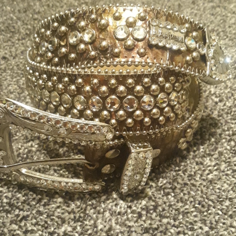Rhinestone belt